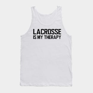 Lacrosse is my therapy Tank Top